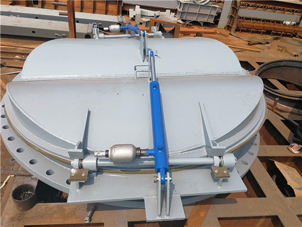 雙開(kāi)液壓緩閉拍門(mén)